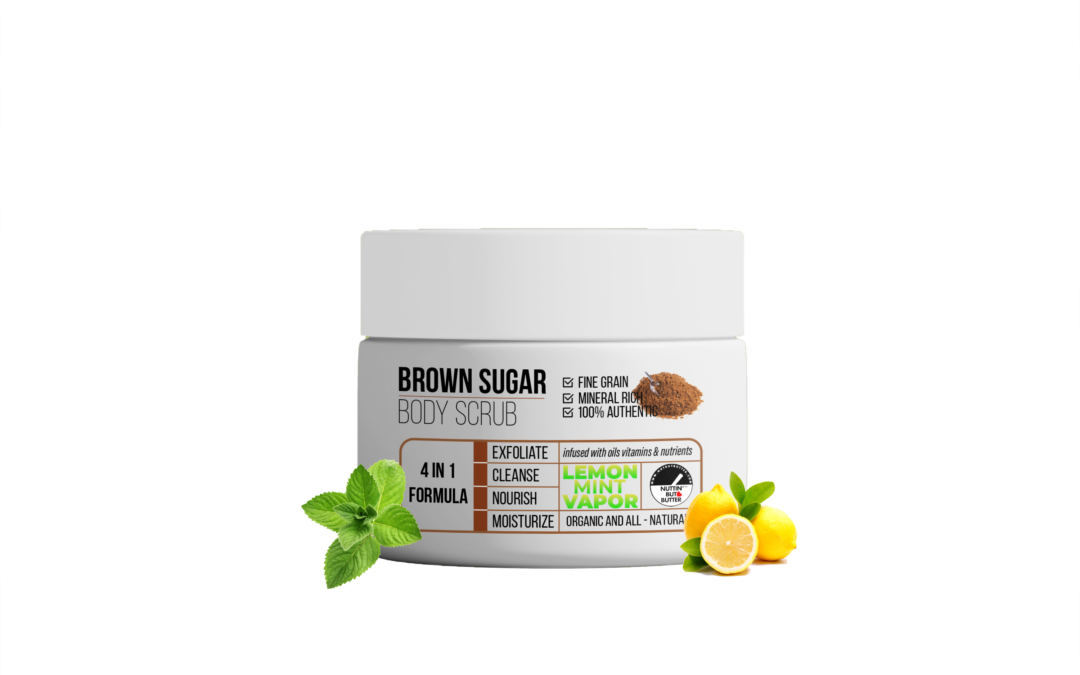 Organic Brown Sugar Body Scrub: THE BREATH OF LIFE (8-16 OZ.)