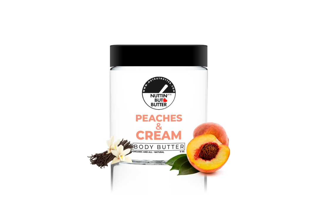 PEACHES & CREAM ORGANIC BODY BUTTER (6OZ.)