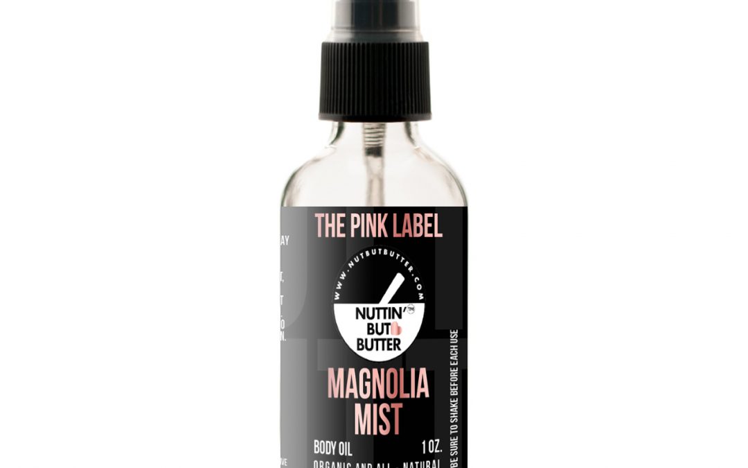 MAGNOLIA MIST: WOMEN ALL-NATURAL BODY OIL FRAGRANCE 1 OZ.