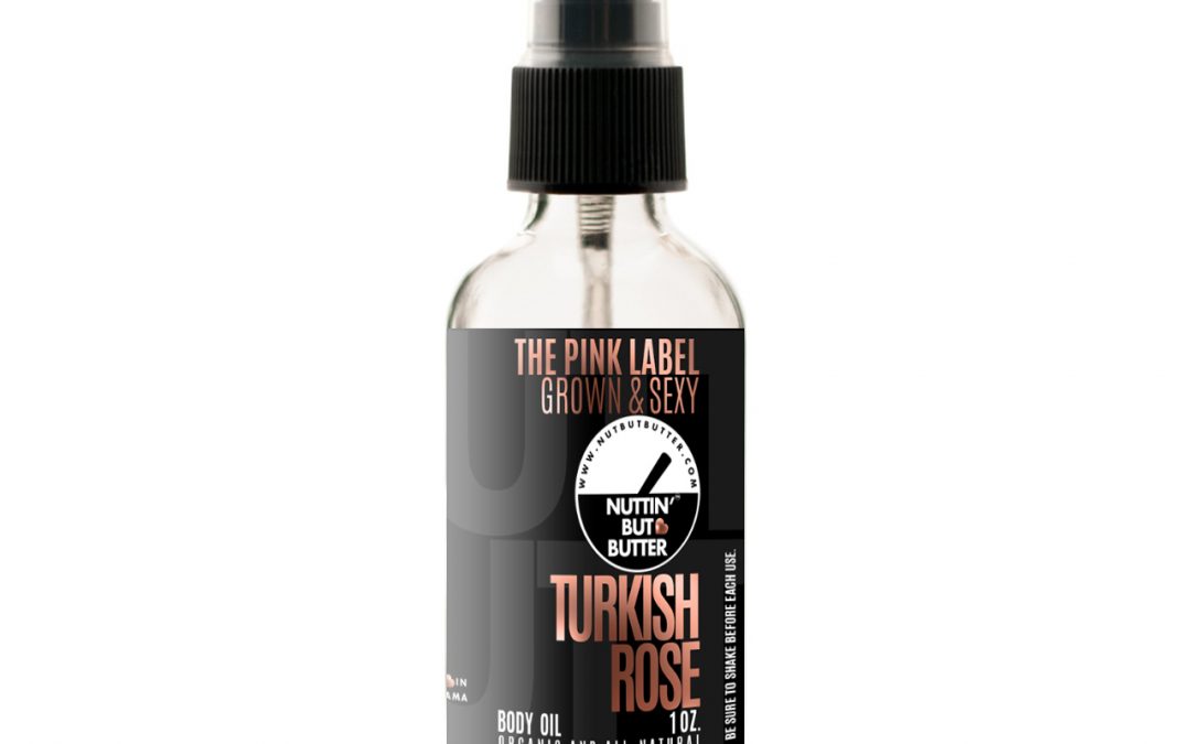 TURKISH ROSE: WOMEN ALL-NATURAL BODY OIL FRAGRANCE 1 OZ.