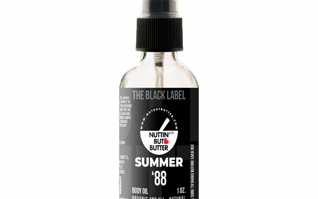 SUMMER ‘88 : MEN’S ALL-NATURAL BODY OIL FRAGRANCE