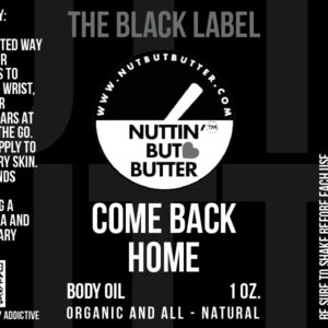 COME BACK HOME: MEN’S ALL-NATURAL BODY OIL FRAGRANCE