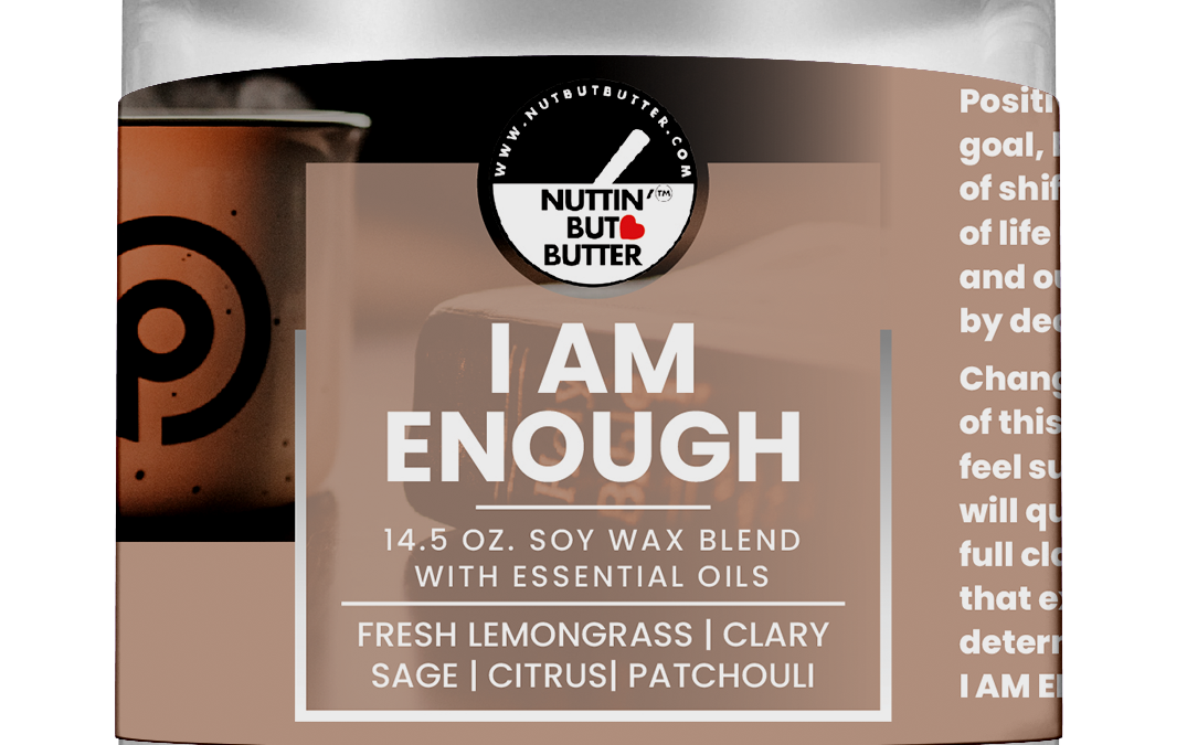 I Am Enough – 3 Wick 14.5 OZ. 100% Soy Candle