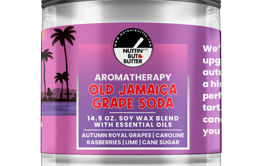 Old Jamaican Grape Soda – 3 Wick 14.5 OZ. 100% Soy Candle