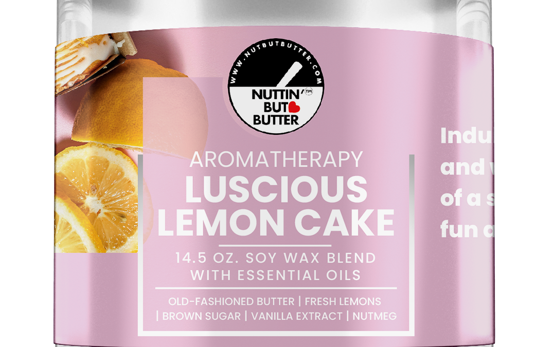 Luscious Lemon Cake – 3 Wick 14.5 OZ. 100% Soy Candle