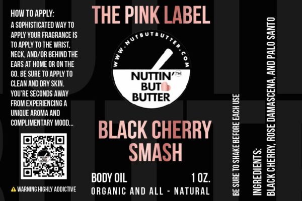 BLACK CHERRY SMASH 1 OZ. LUXE SCENTED BODY OIL - Image 2