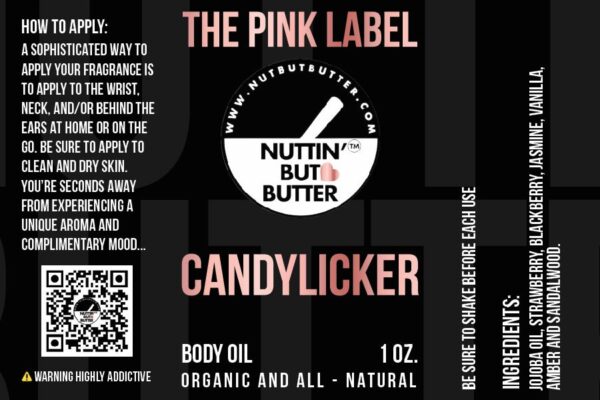 CANDYLICKER 1 OZ. LUXE SCENTED BODY OIL - Image 2