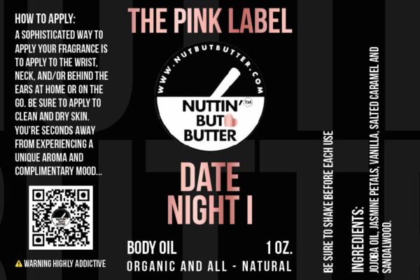 DATE NIGHT I 1 OZ. LUXE SCENTED BODY OIL - Image 2