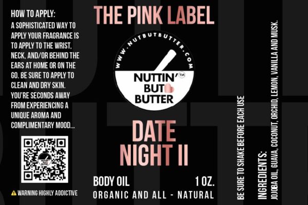 DATE NIGHT II 1 OZ. LUXE SCENTED BODY OIL - Image 2