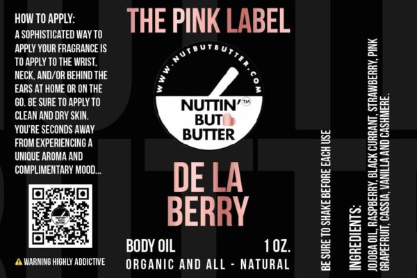 DE LA BERRY 1 OZ. LUXE SCENTED BODY OIL - Image 2