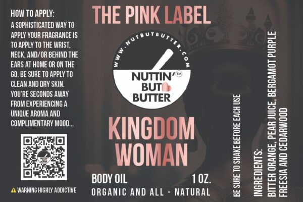 KINGDOM WOMAN 1 OZ. LUXE SCENTED BODY OIL - Image 2