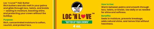 LOC N LOVE HAIR BUTTER 4 OZ. - Image 4
