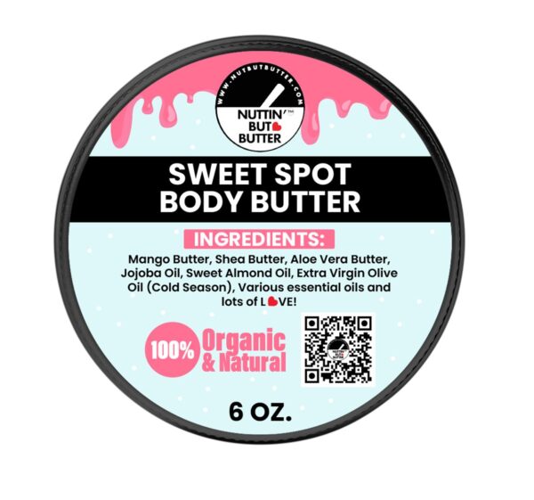 SWEET SPOT ORGANIC BODY BUTTER 6 OZ. - Image 2